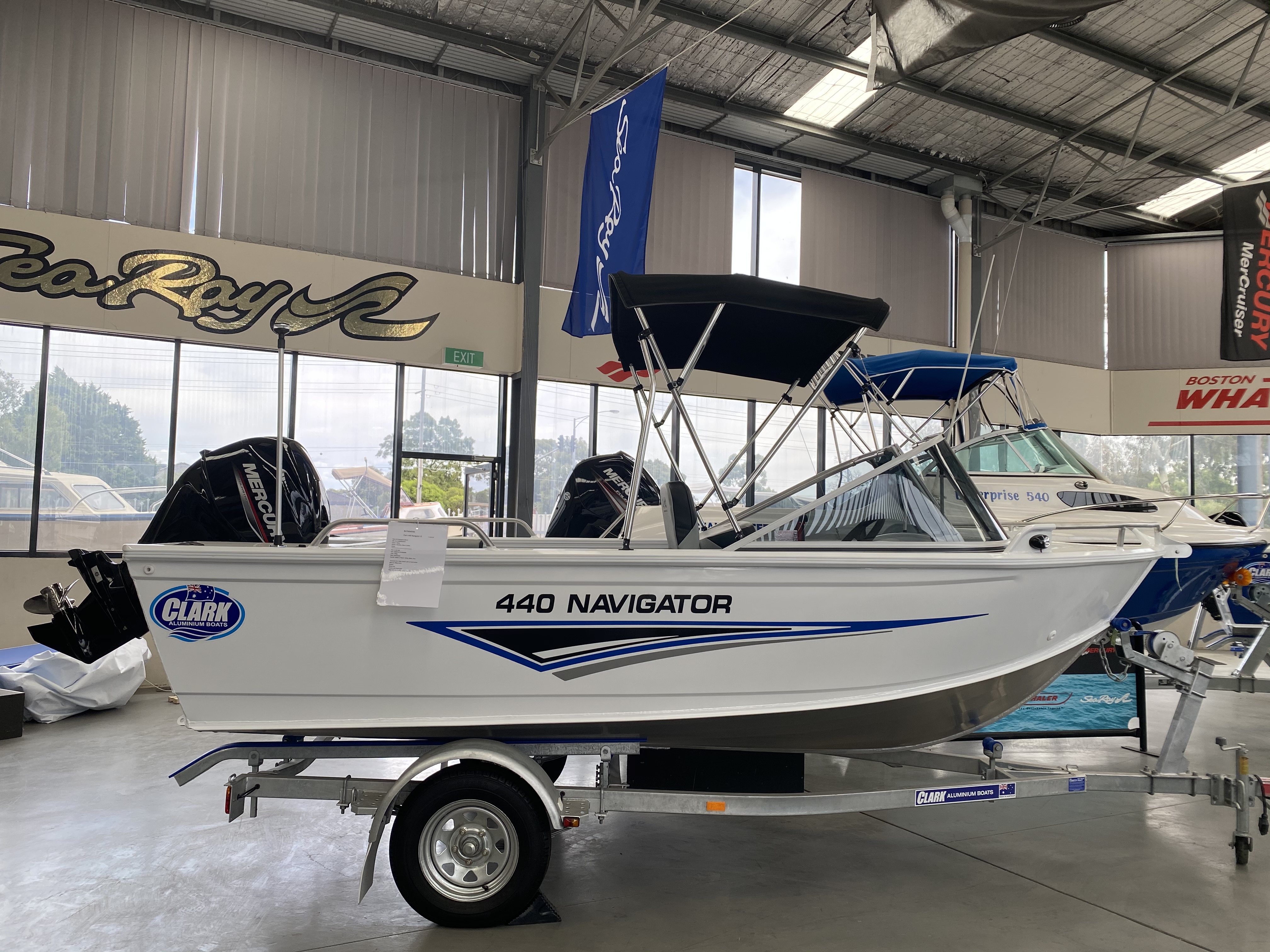 Clark Aluminium Boat for Sale - Navigator 440